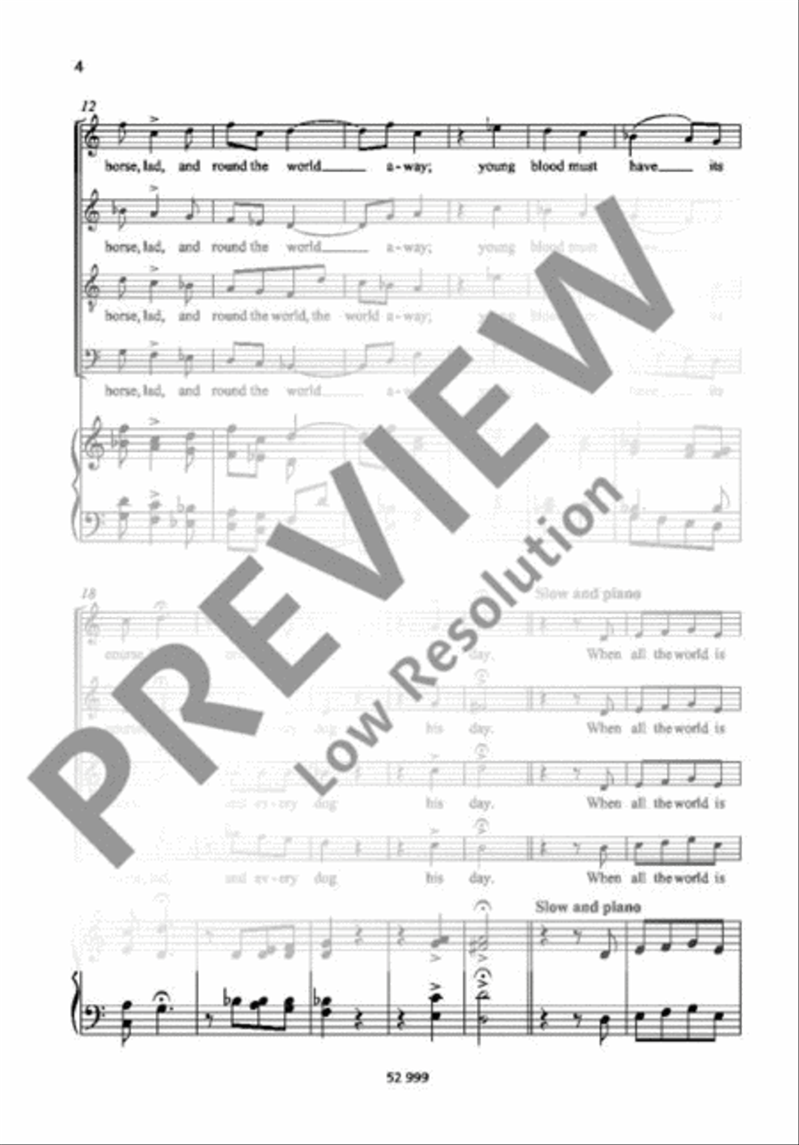 Young and Old 4-Part scores gallery preview page 5