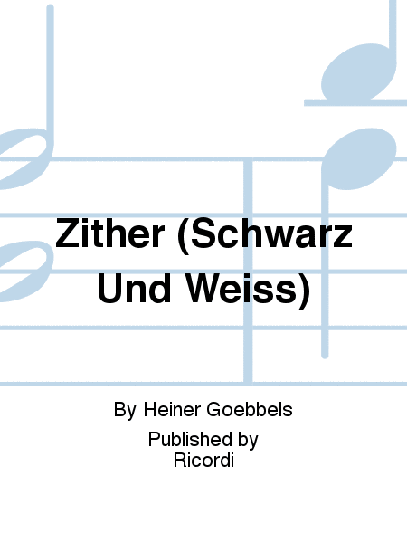 Zither (Schwarz Und Weiss)