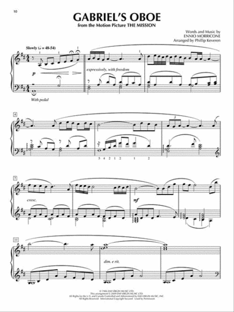 The Film Score Collection Piano Solo scores gallery preview page 2