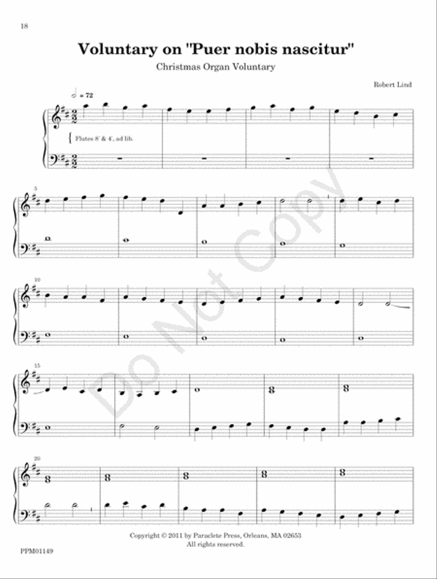 Organ Works for the Church Year Organ scores gallery preview page 24