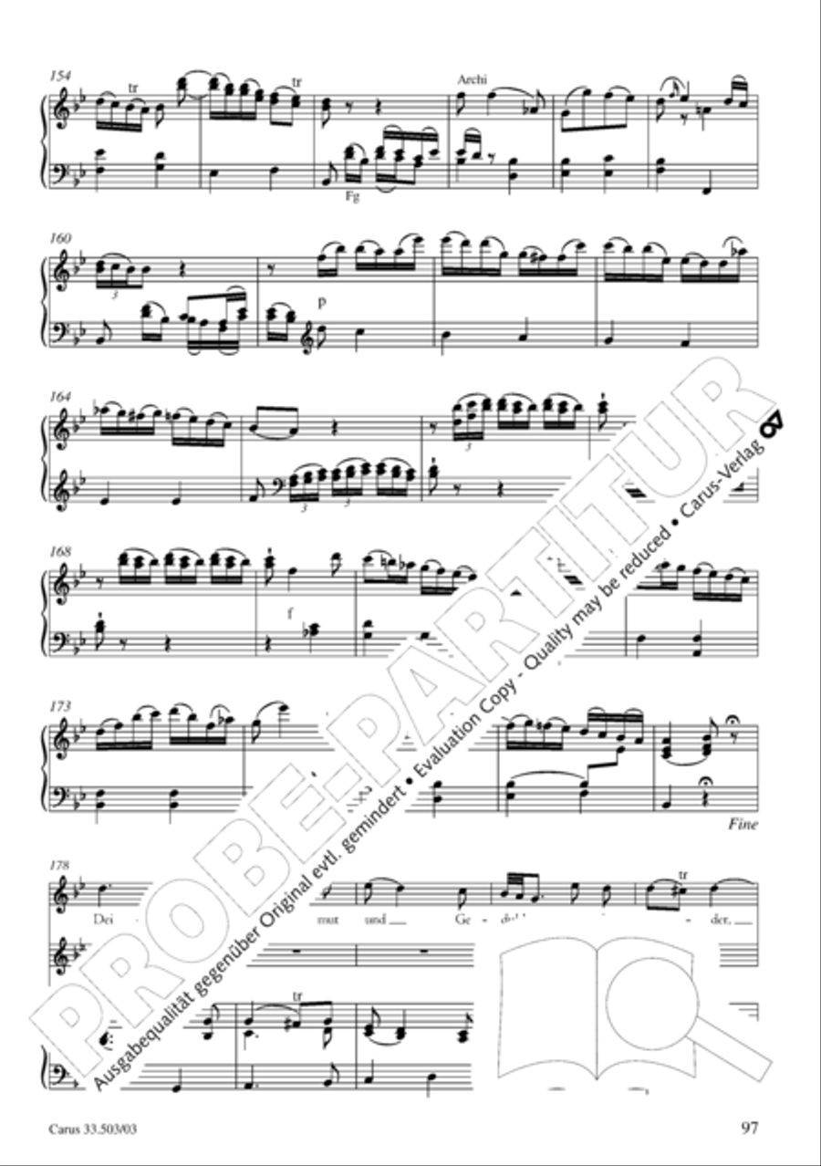 Passion according to St. Matthew (Passions-Musik nach dem Evangelisten Matthaus) SSATB scores gallery preview page 98