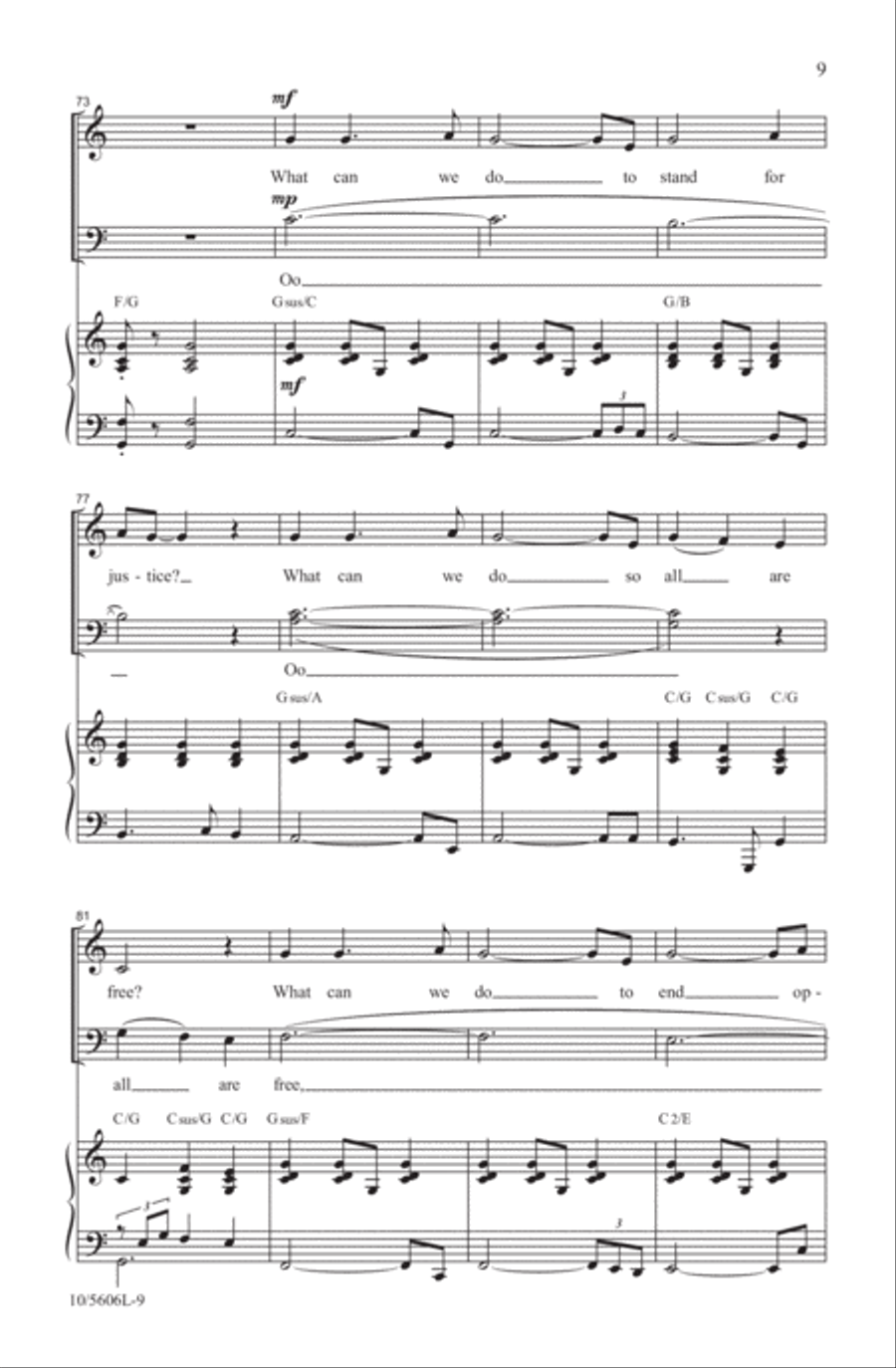 What Love Demands 4-Part scores gallery preview page 9