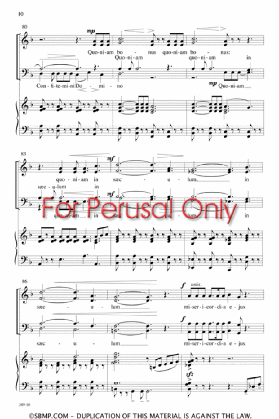Haec Dies - SATB Octavo 4-Part scores gallery preview page 9