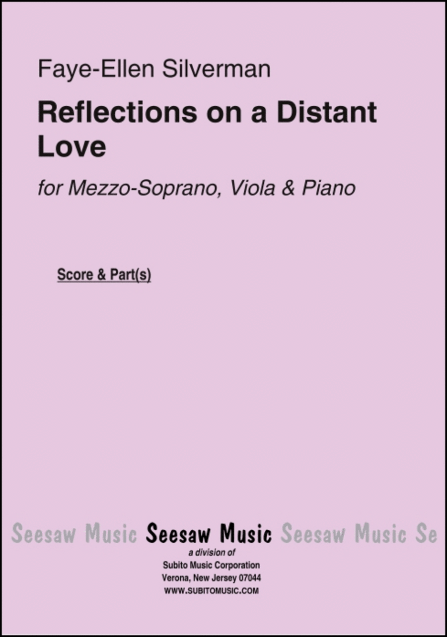 Reflections on a Distant Love Choir scores gallery preview page 1