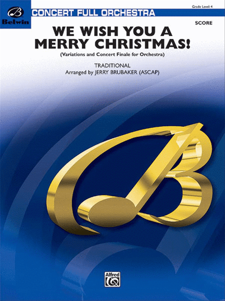 We Wish You a Merry Christmas Full Orchestra scores gallery preview page 1