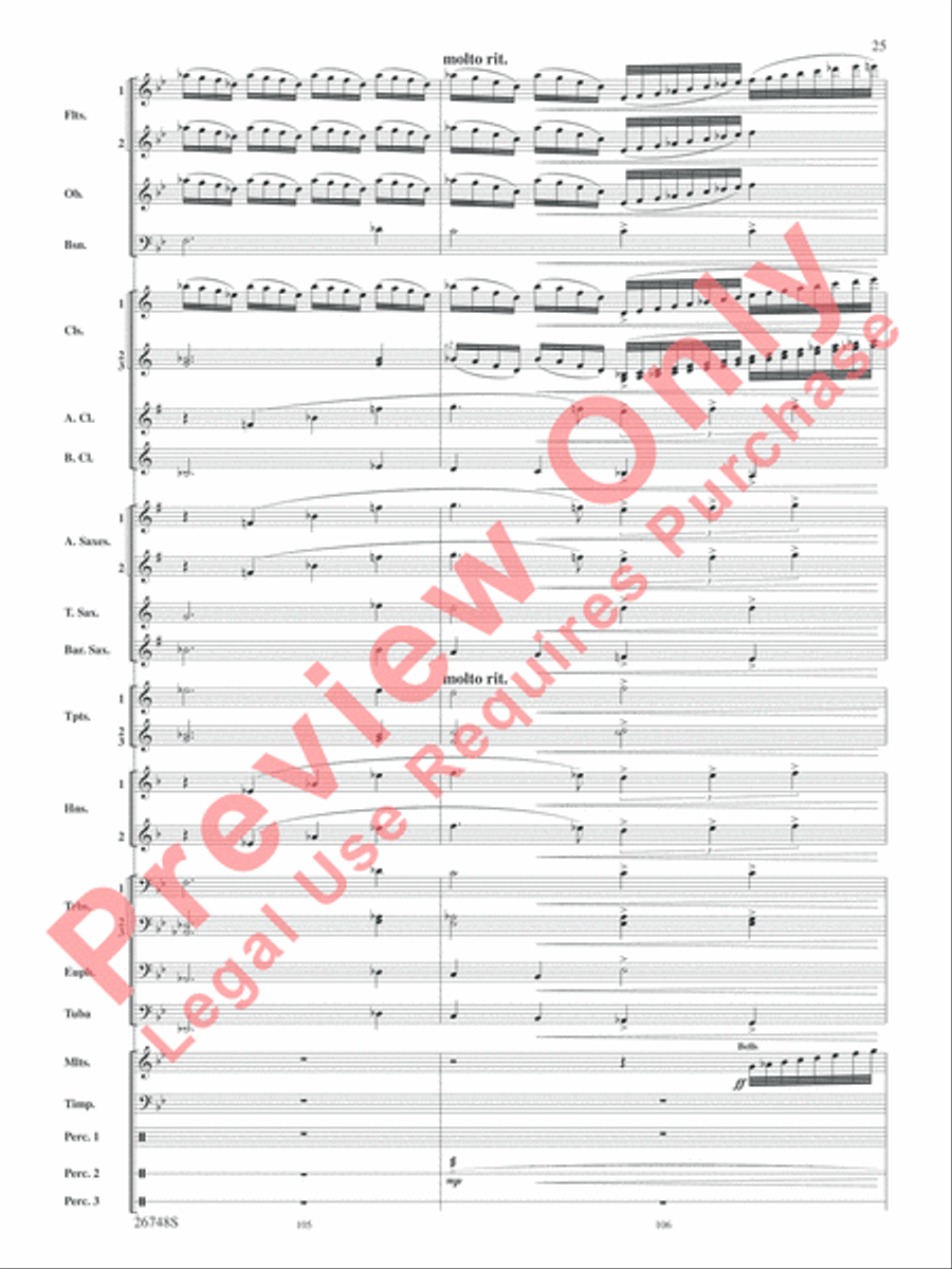 Cotton Ferry Expedition Concert Band scores gallery preview page 26