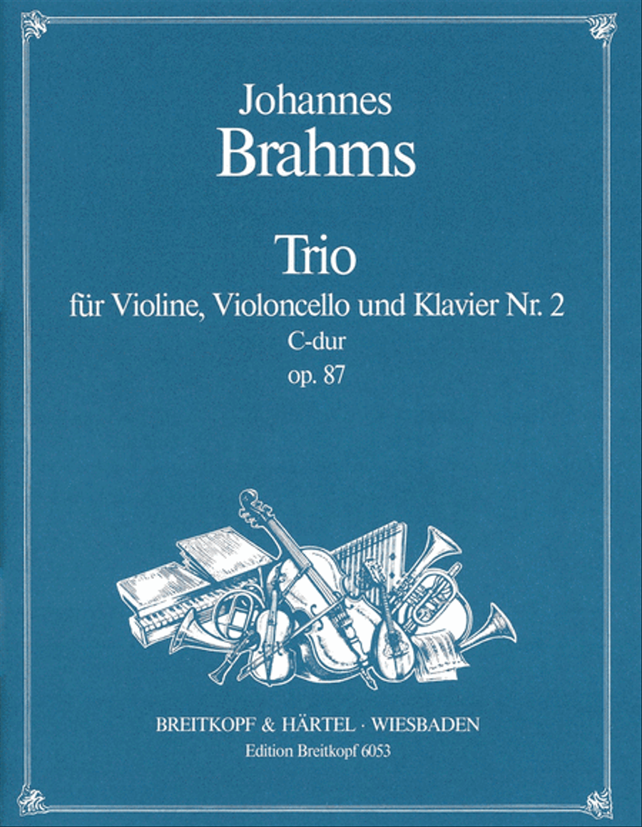 Piano Trio No. 2 in C major Op. 87 Piano Trio scores gallery preview page 1