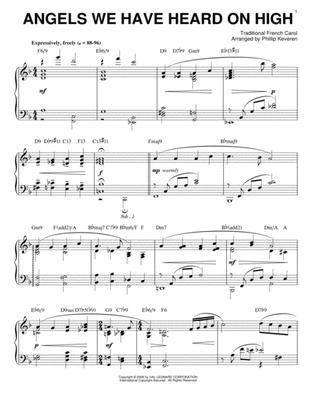 Book cover for Angels We Have Heard On High [Jazz version] (arr. Phillip Keveren)