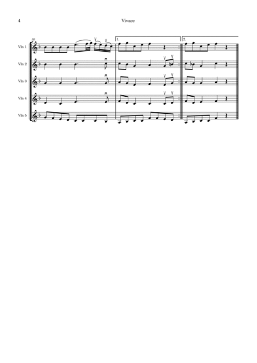 Sonatina No. 6 Sonatina No. 6 Small Ensemble scores gallery preview page 4