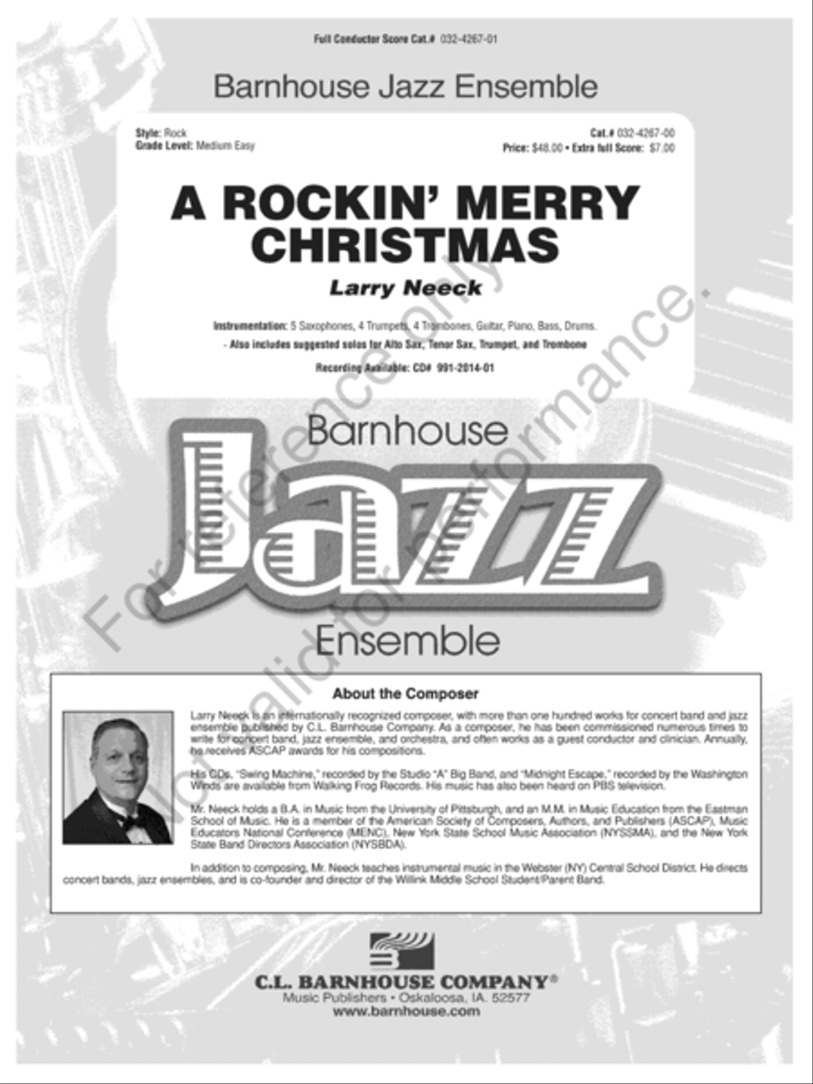A Rockin' Merry Christmas Jazz Ensemble scores gallery preview page 2