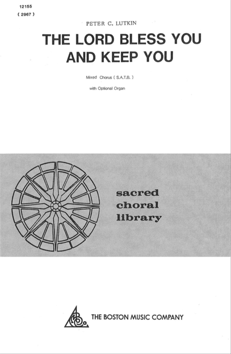 The Lord Bless You and Keep You 4-Part scores gallery preview page 1