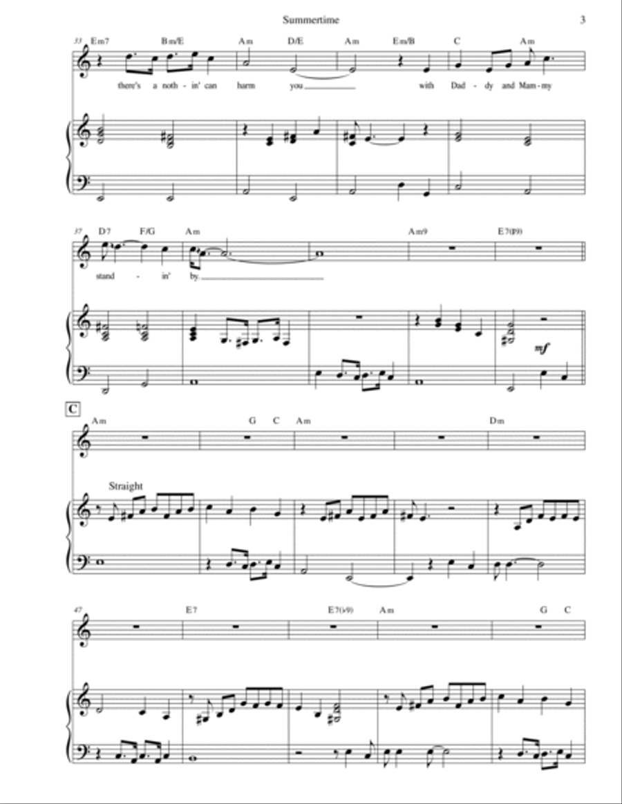 Summertime Summertime Voice scores gallery preview page 5