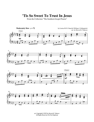 Book cover for 'Tis So Sweet To Trust In Jesus