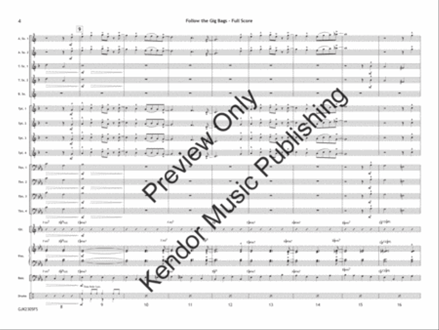 Bossa Doce Bossa Doce Jazz Ensemble scores gallery preview page 5