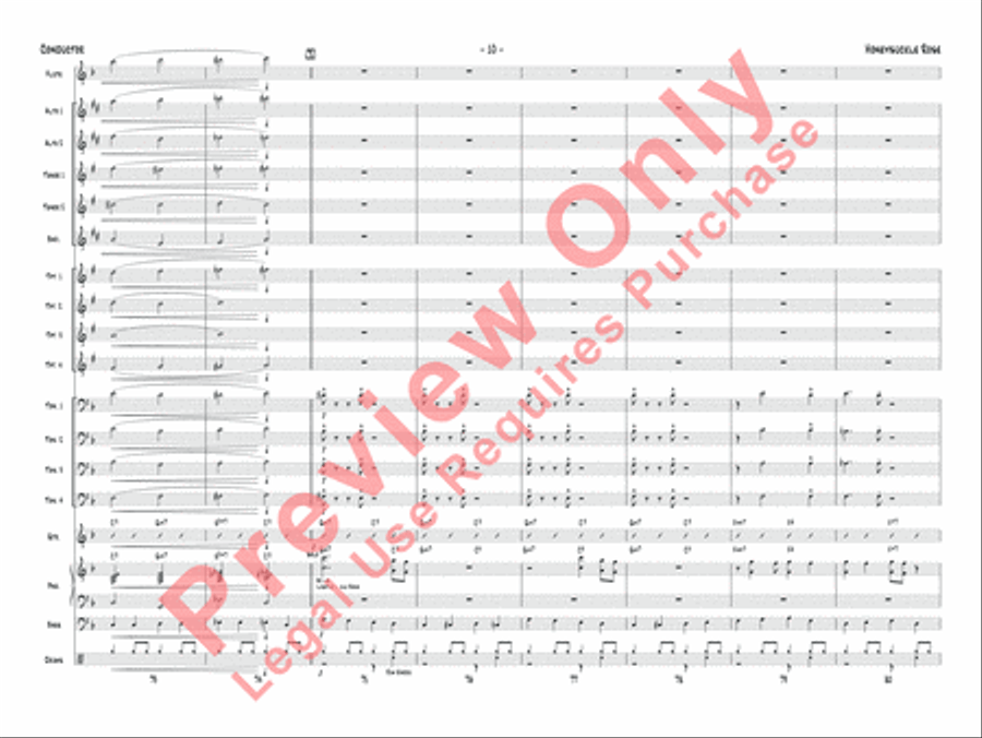 Honeysuckle Rose Jazz Ensemble scores gallery preview page 13