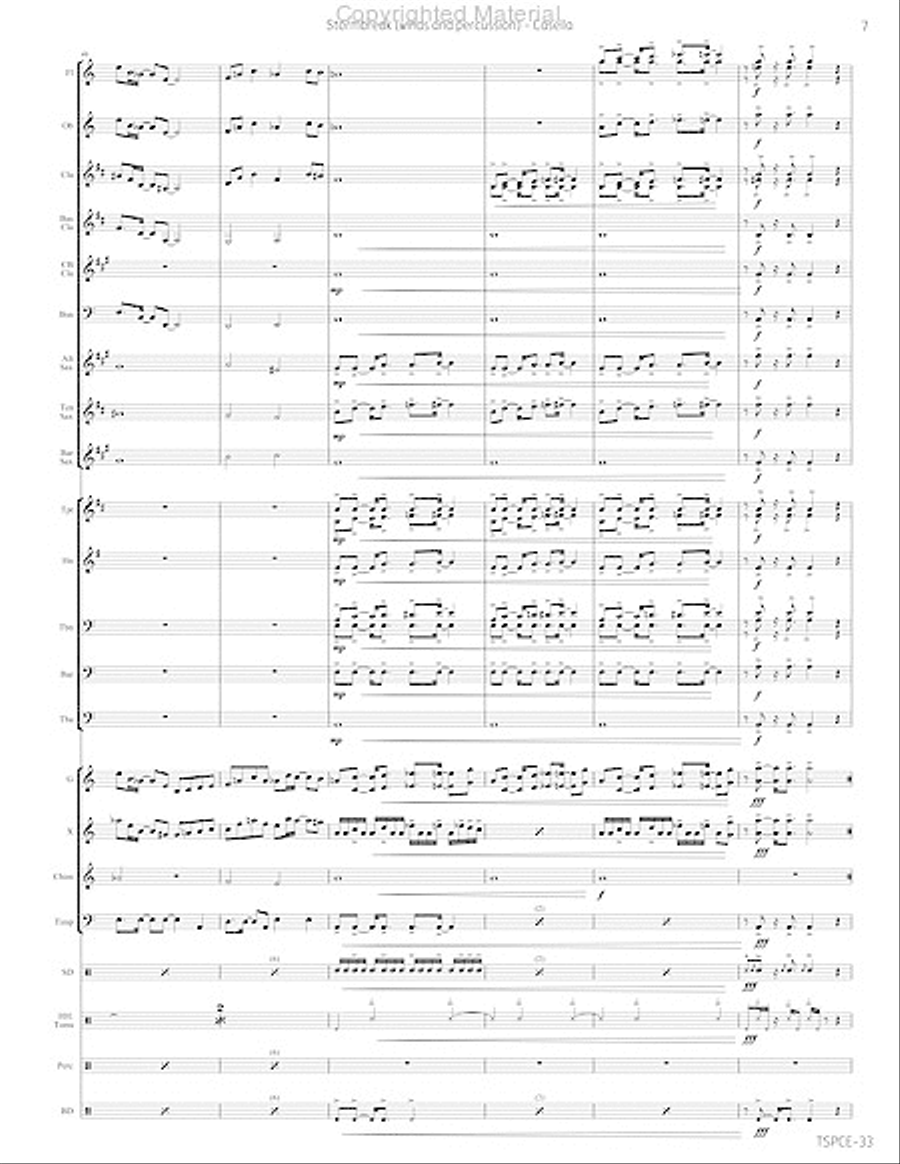 Stormbreak Percussion Ensemble scores gallery preview page 12
