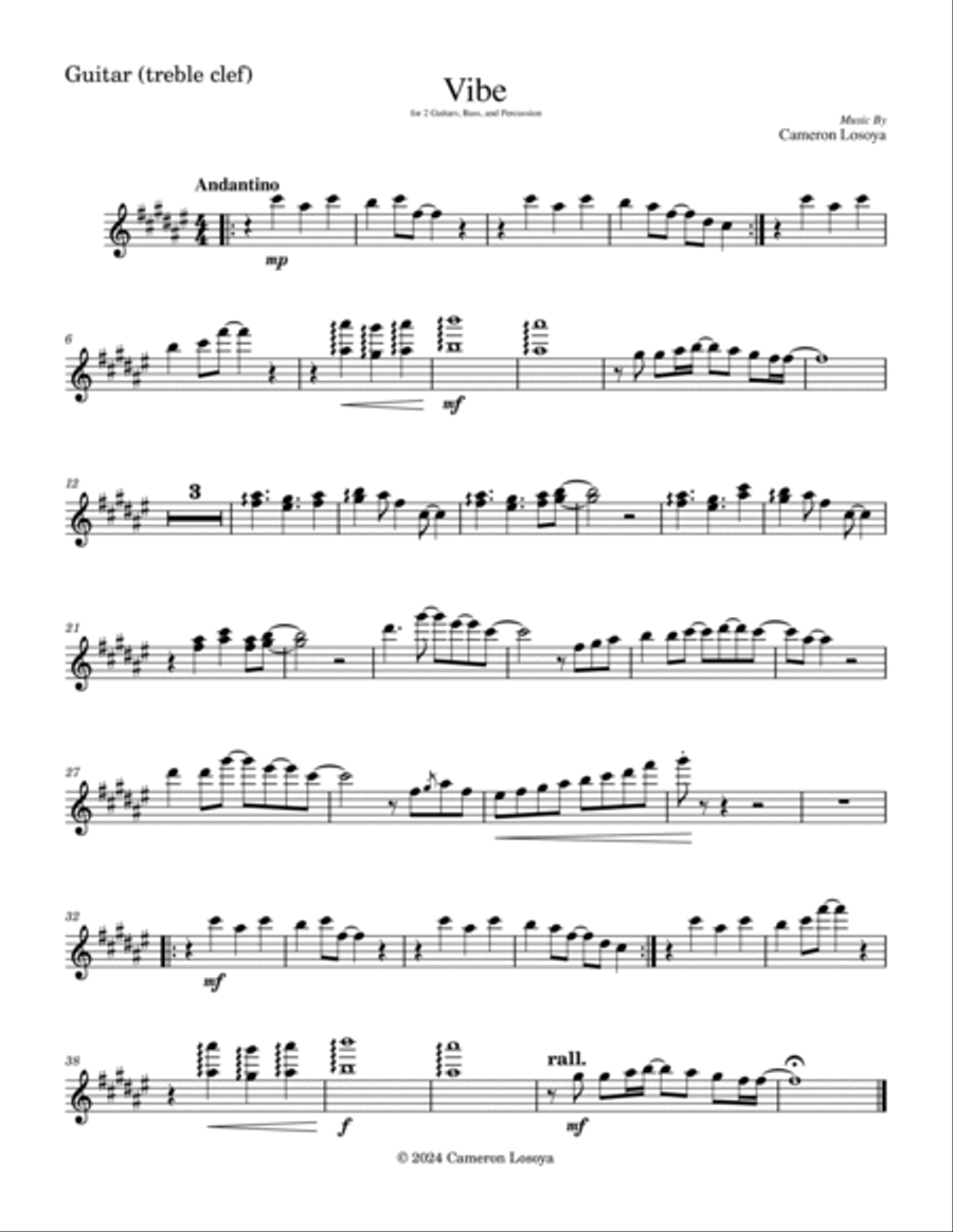 Vibe Bass Voice scores gallery preview page 4