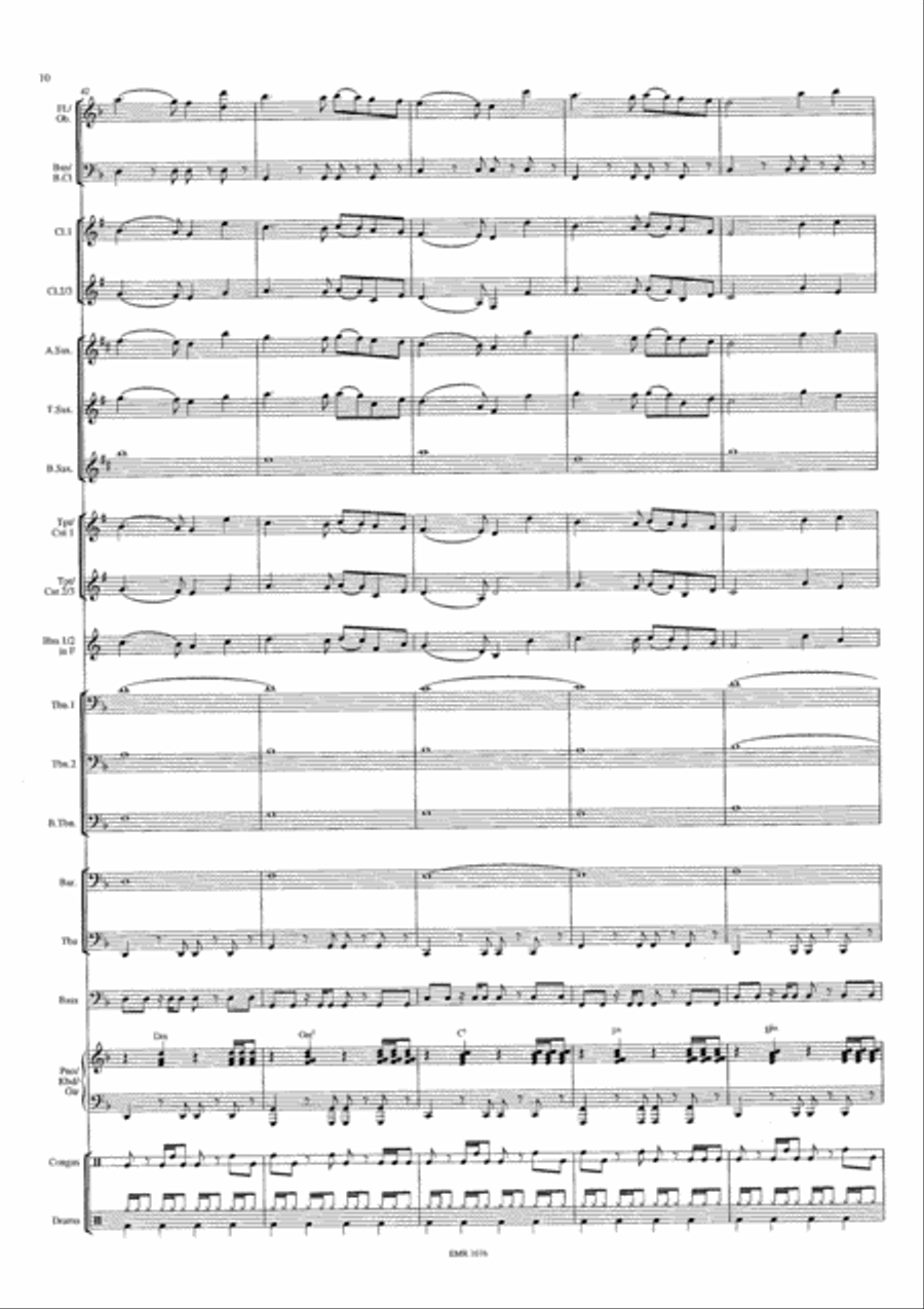 I Will Survive Concert Band scores gallery preview page 11