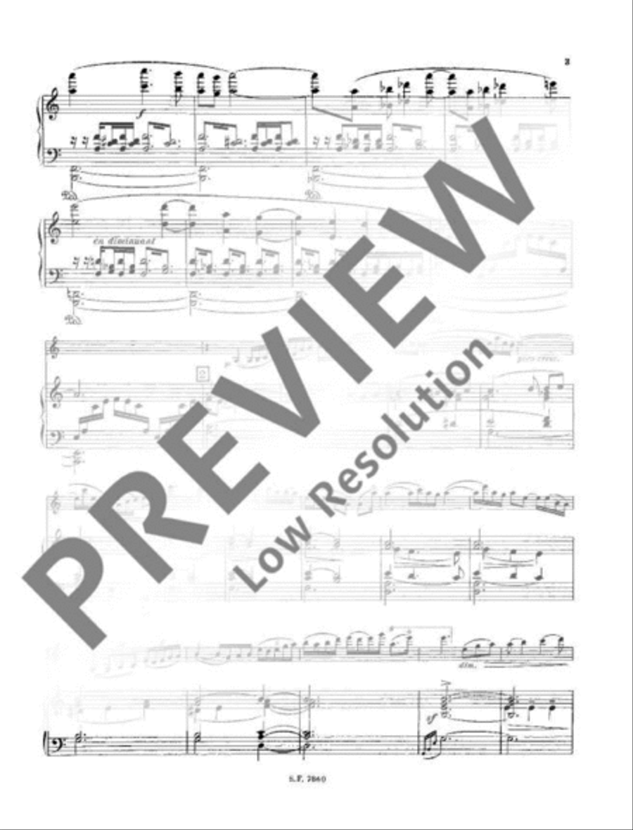 Poème héroïque Poème héroïque Piano scores gallery preview page 4