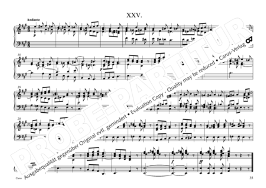 Vogler, 32 Preludes pour l' Orgue ou Pianoforte Piano scores gallery preview page 36