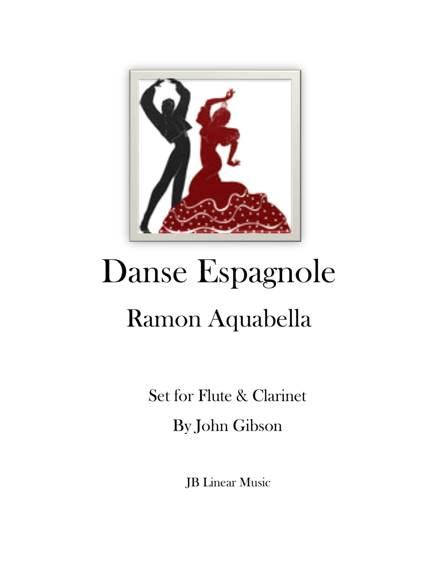 Danse Espagnole for Flute and Clarinet Duet Woodwind Duet scores gallery preview page 1