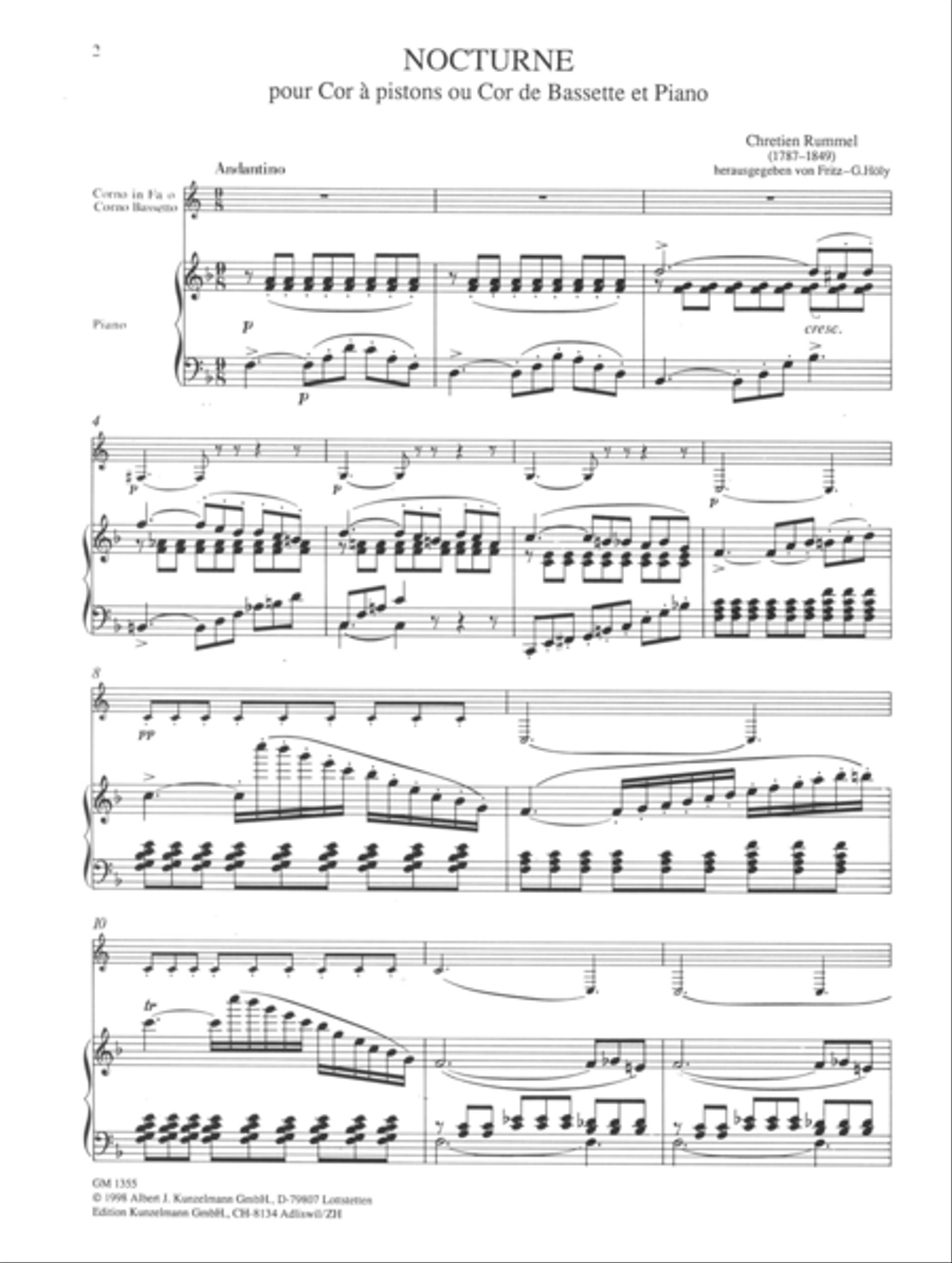 Nocturne Nocturne Piano scores gallery preview page 2