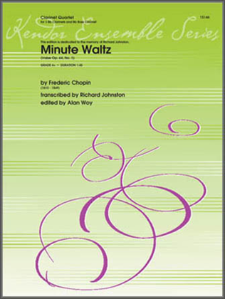 Book cover for Minute Waltz (Valse Op. 64, No. 1)