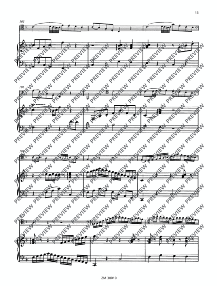 6 Sonatas Bassoon scores gallery preview page 14