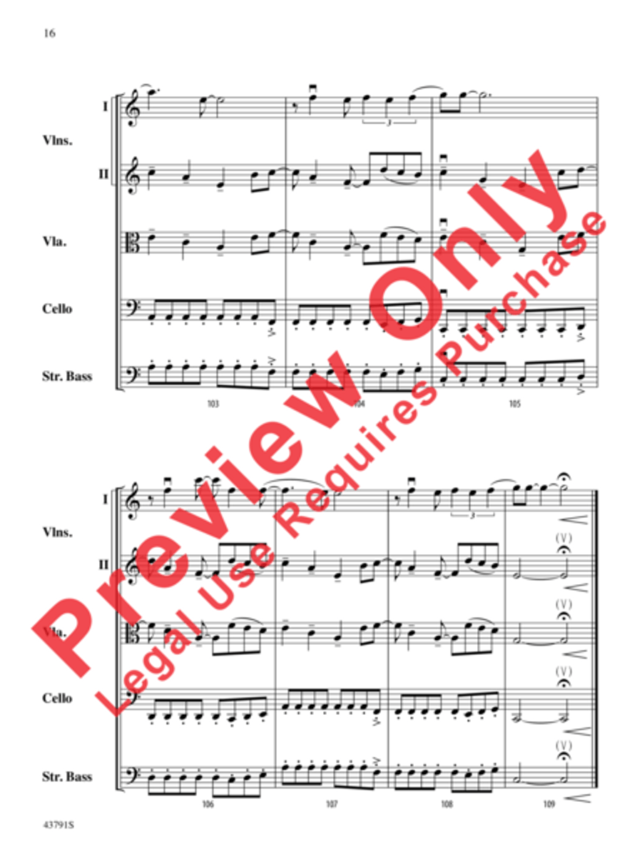 Starlight Starlight String Orchestra scores gallery preview page 33