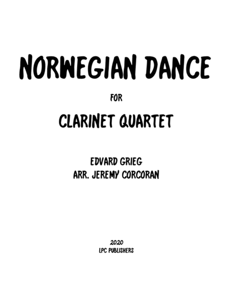 Norwegian Dance for Clarinet Quartet image number null