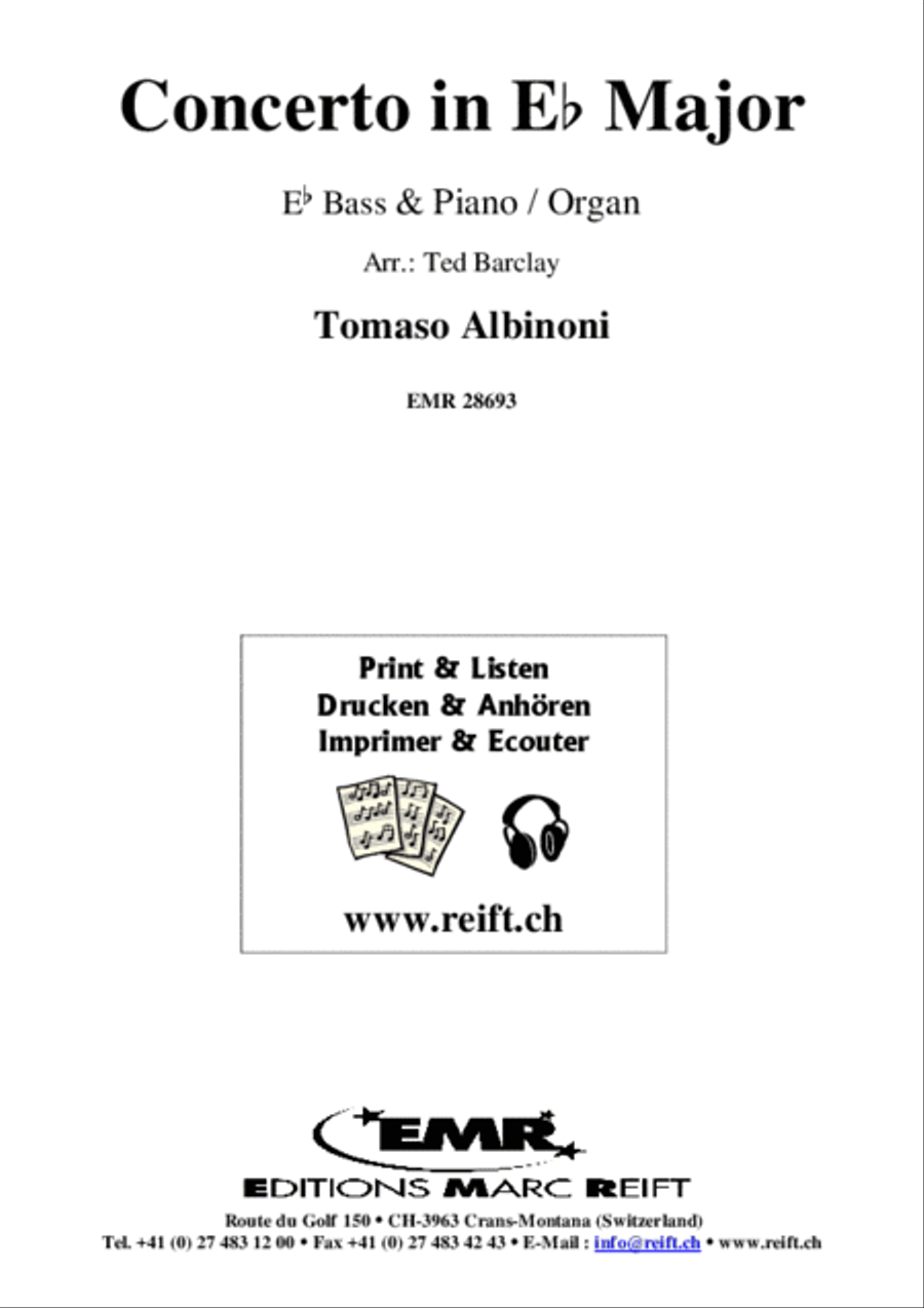 Concerto in Eb Major Organ scores gallery preview page 2