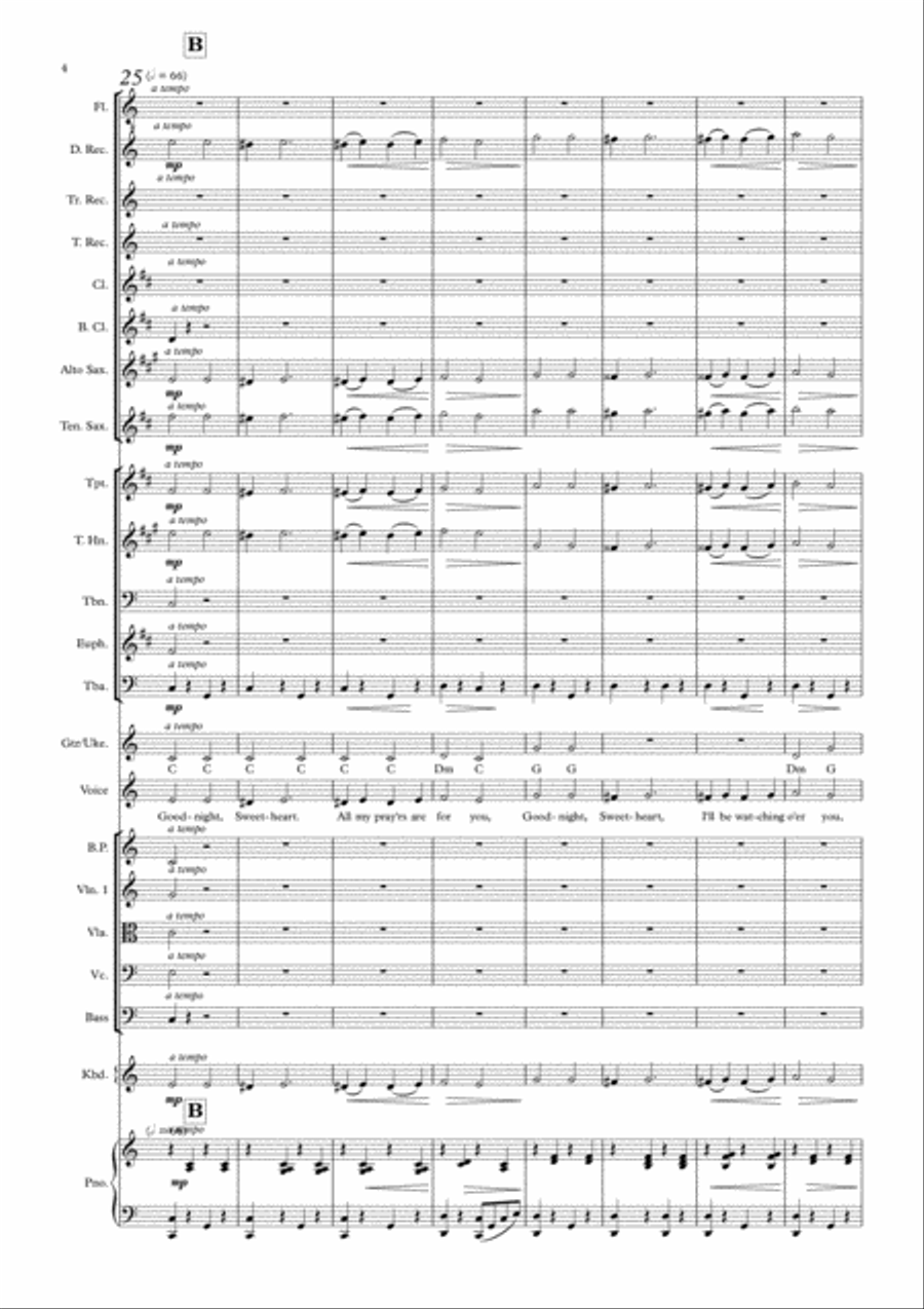 Goodnight Sweetheart Divisi scores gallery preview page 4