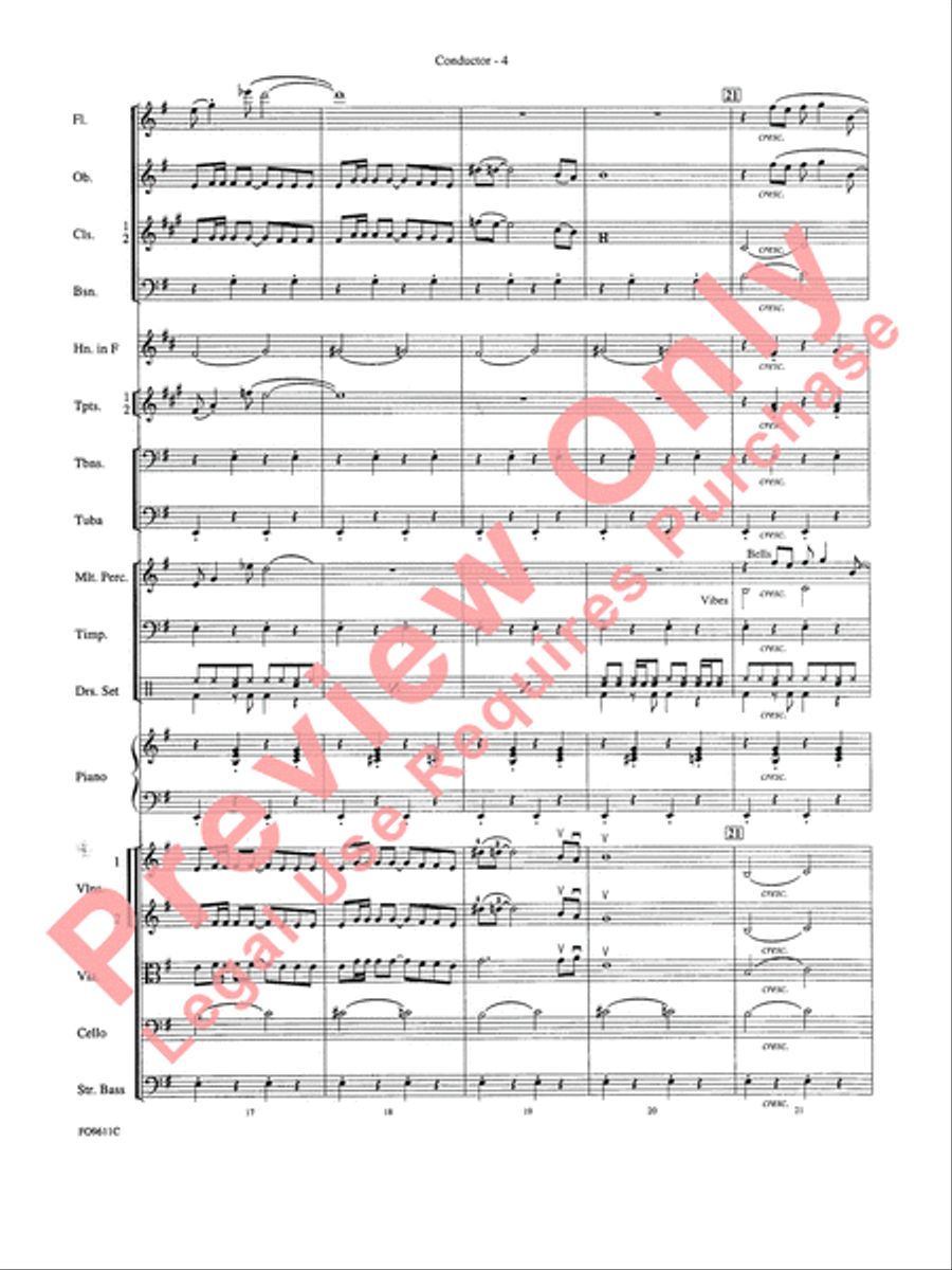 The James Bond Theme Full Orchestra scores gallery preview page 6