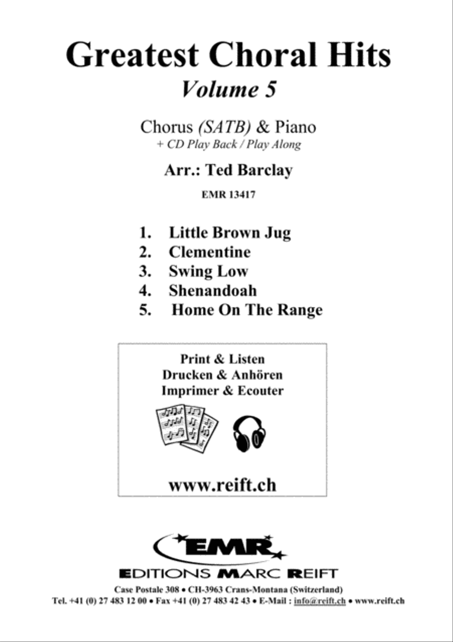 Greatest Choral Hits Volume 5 4-Part scores gallery preview page 2