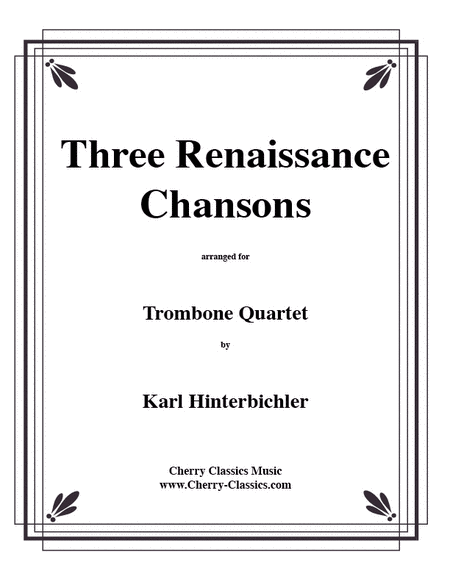 Three Renaissance Chansons image number null