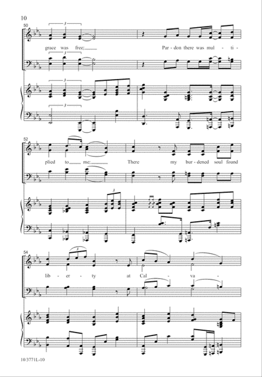 At Calvary At Calvary 4-Part scores gallery preview page 10