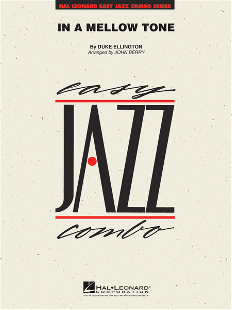 In a Mellow Tone Jazz Ensemble scores gallery preview page 1