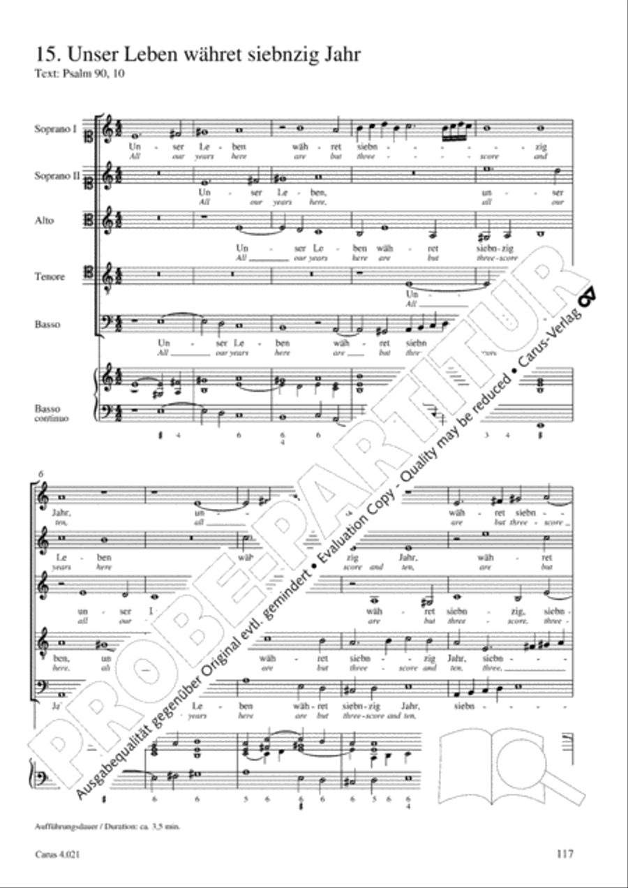 Schein: Israelsbrunnlein. Fontana d'Israel. Complete edition Choir scores gallery preview page 124