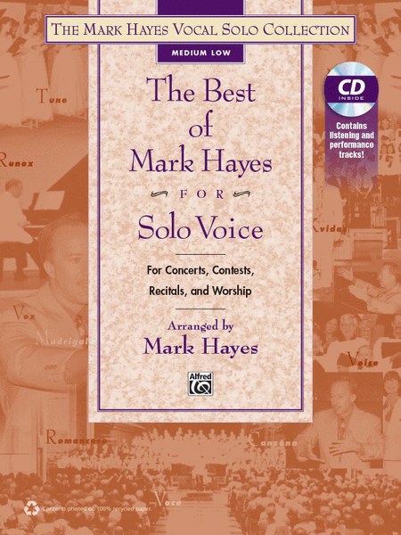 The Best of Mark Hayes for Solo Voice (For Concerts, Contests, Recitals, and Worship) image number null