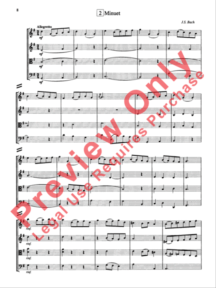 String Quartets for Beginning Ensembles, Volume 3 String Quartet scores gallery preview page 33
