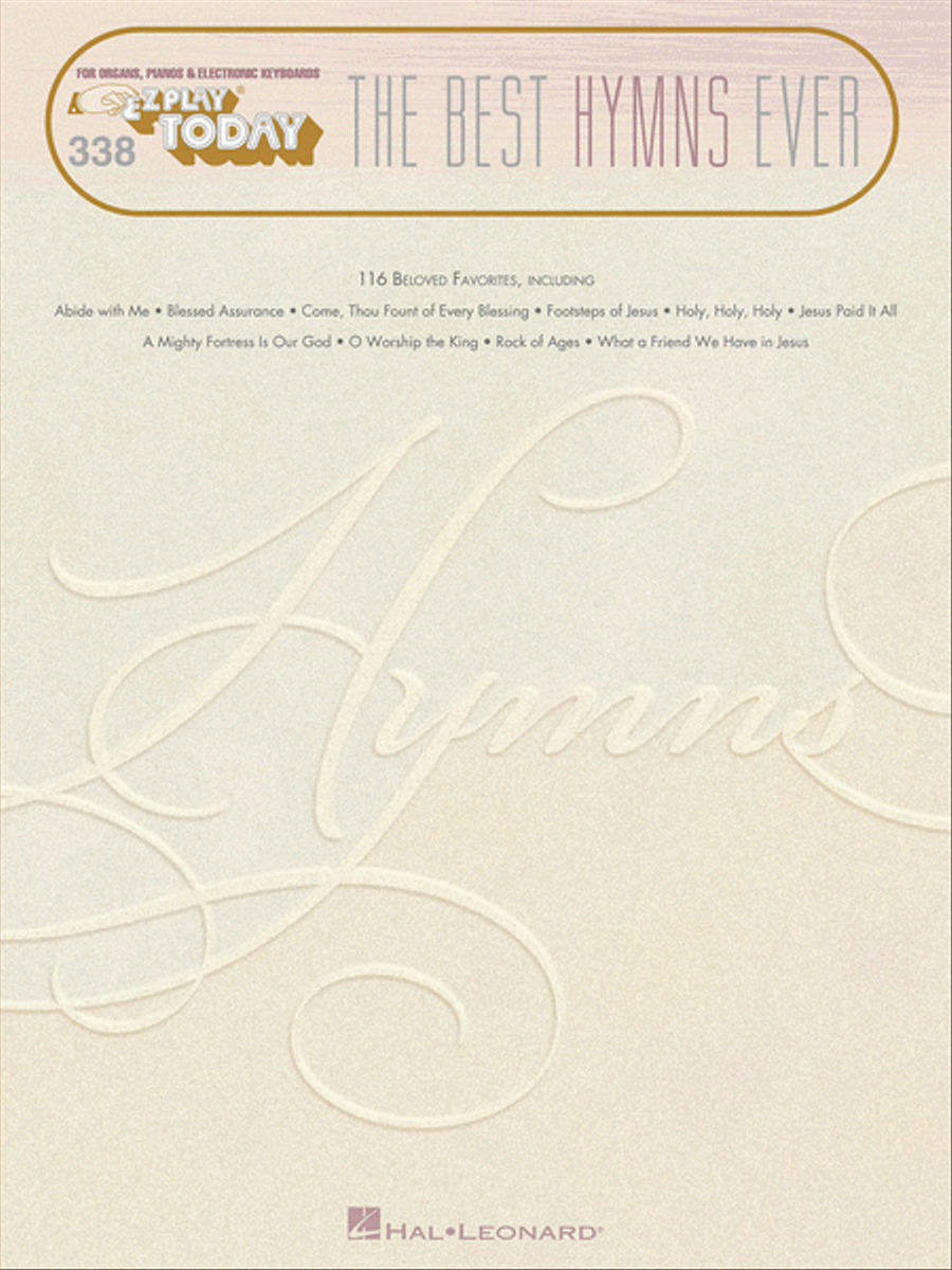 The Best Hymns Ever Electronic Keyboard scores gallery preview page 1