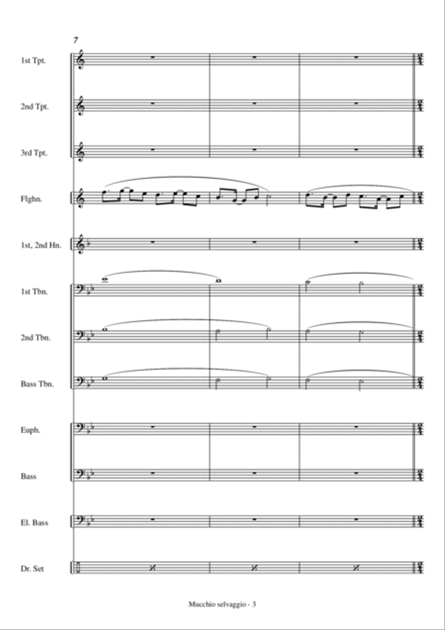 Mucchio Selvaggio Brass Ensemble scores gallery preview page 6