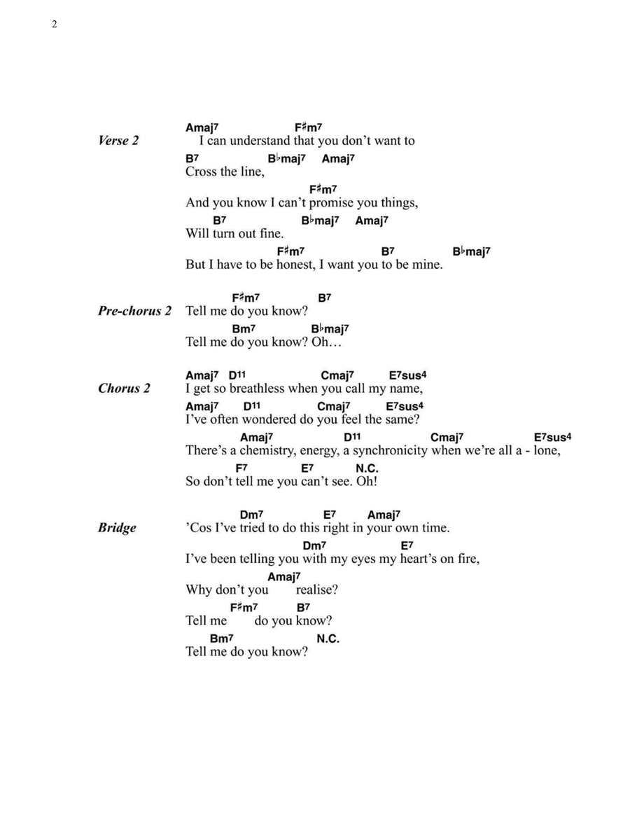 Breathless Acoustic Guitar scores gallery preview page 2