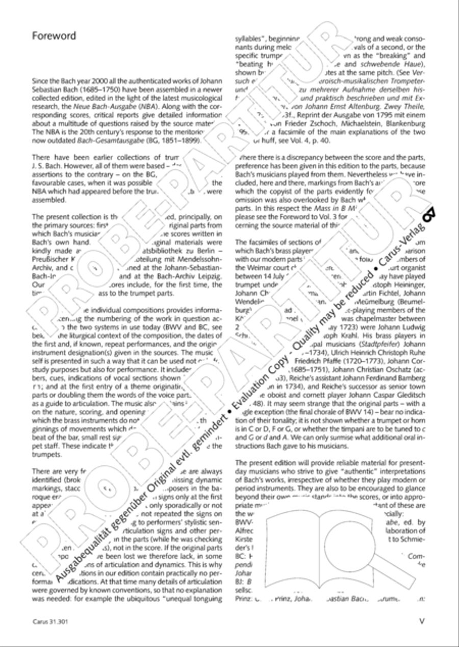 Bach for Brass 1: Cantatas I Voice scores gallery preview page 6