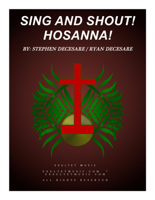 Book cover for Sing and Shout: Hosanna!