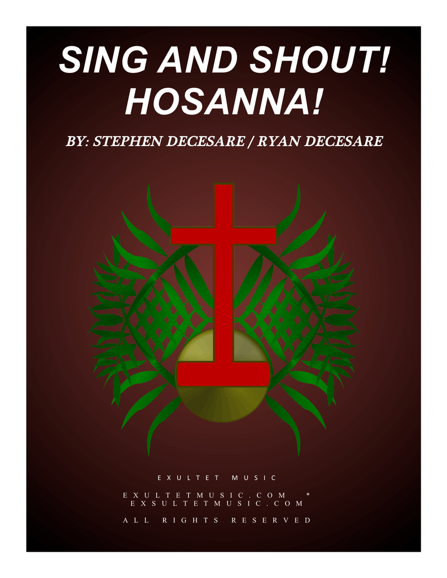 Sing and Shout: Hosanna! Sing and Shout: Hosanna! 4-Part scores gallery preview page 1
