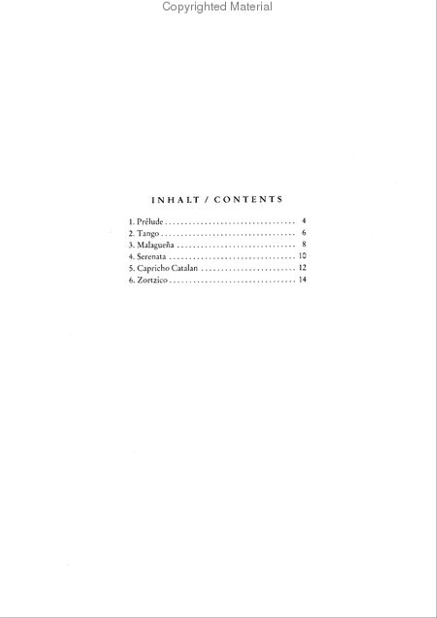 Espana. Six feuilles d'album Piano scores gallery preview page 2