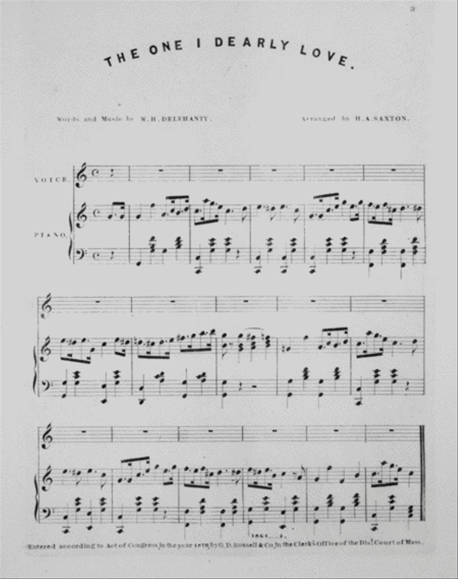 One I Dearly Love Voice scores gallery preview page 2