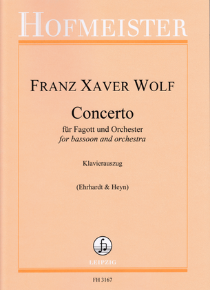 Book cover for Concerto fur Fagott und Orchester / KlA