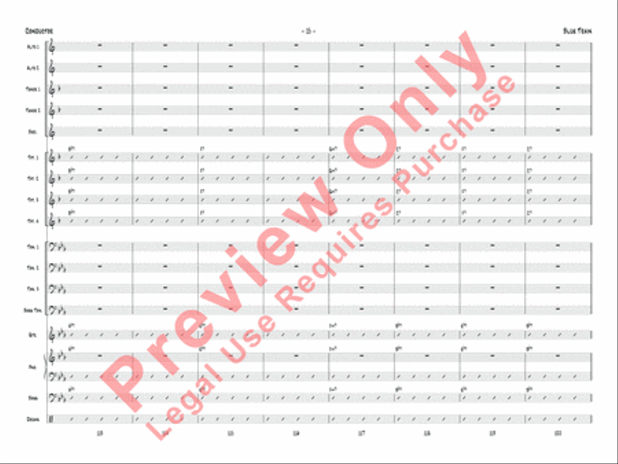 Blue Train Blue Train Jazz Ensemble scores gallery preview page 18
